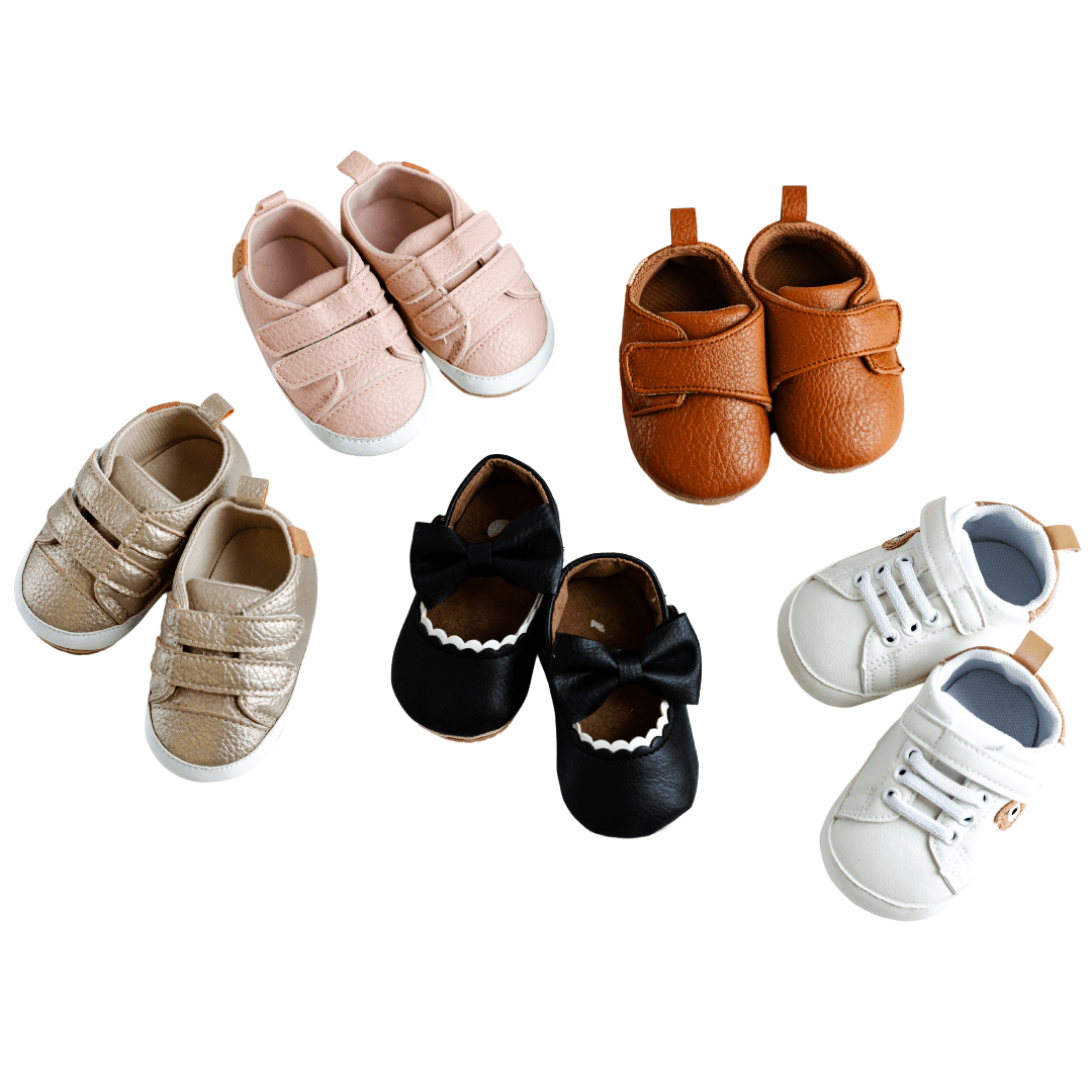 Baby Moccasin Shoes -  Vegan Leather - Unisex