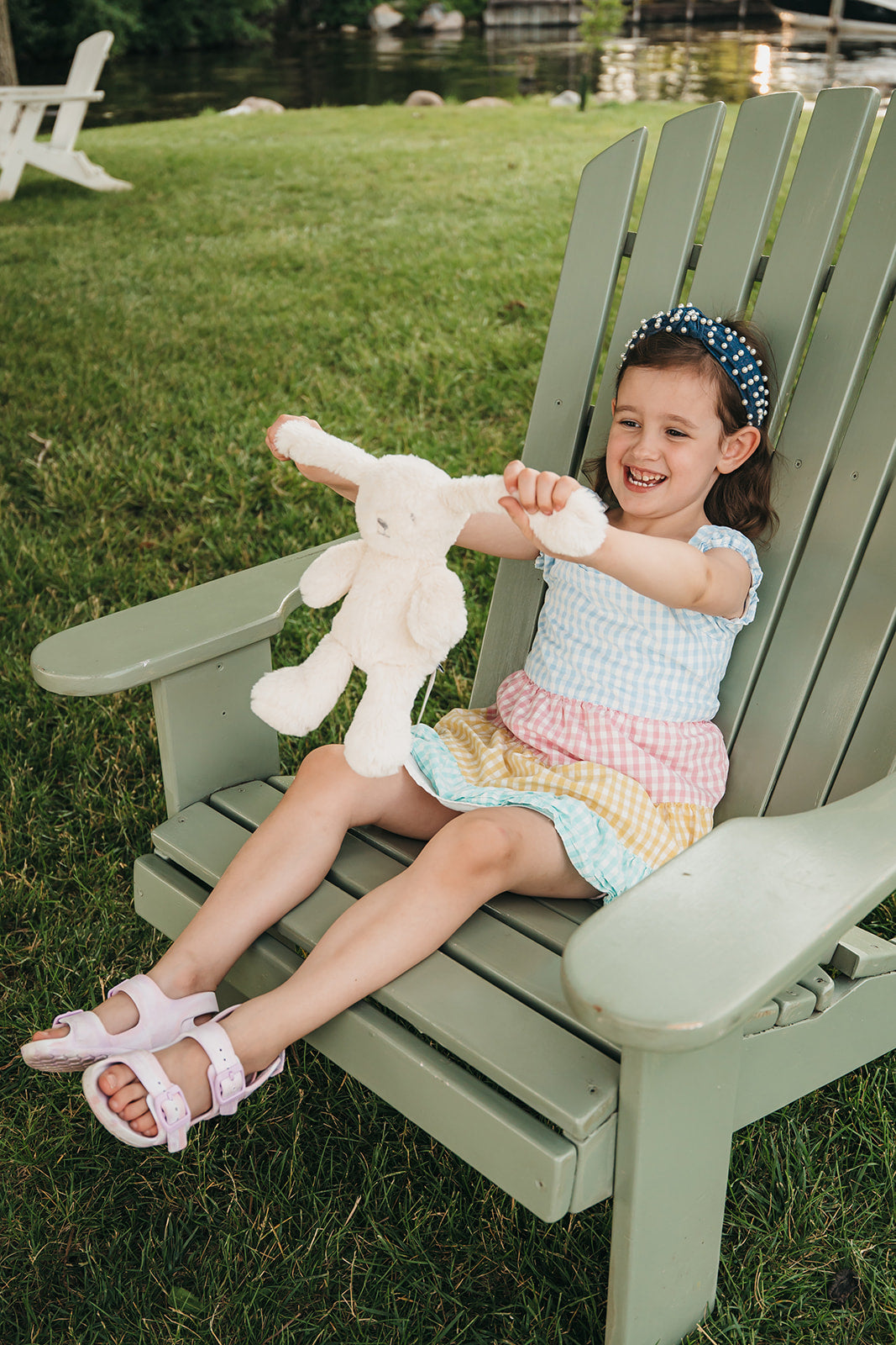 Bea Bunny - Classic Plush Weighted White Bunny