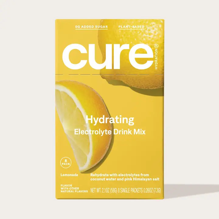 Hydrating Electrolyte Drink Mix Lemonade - 8pack