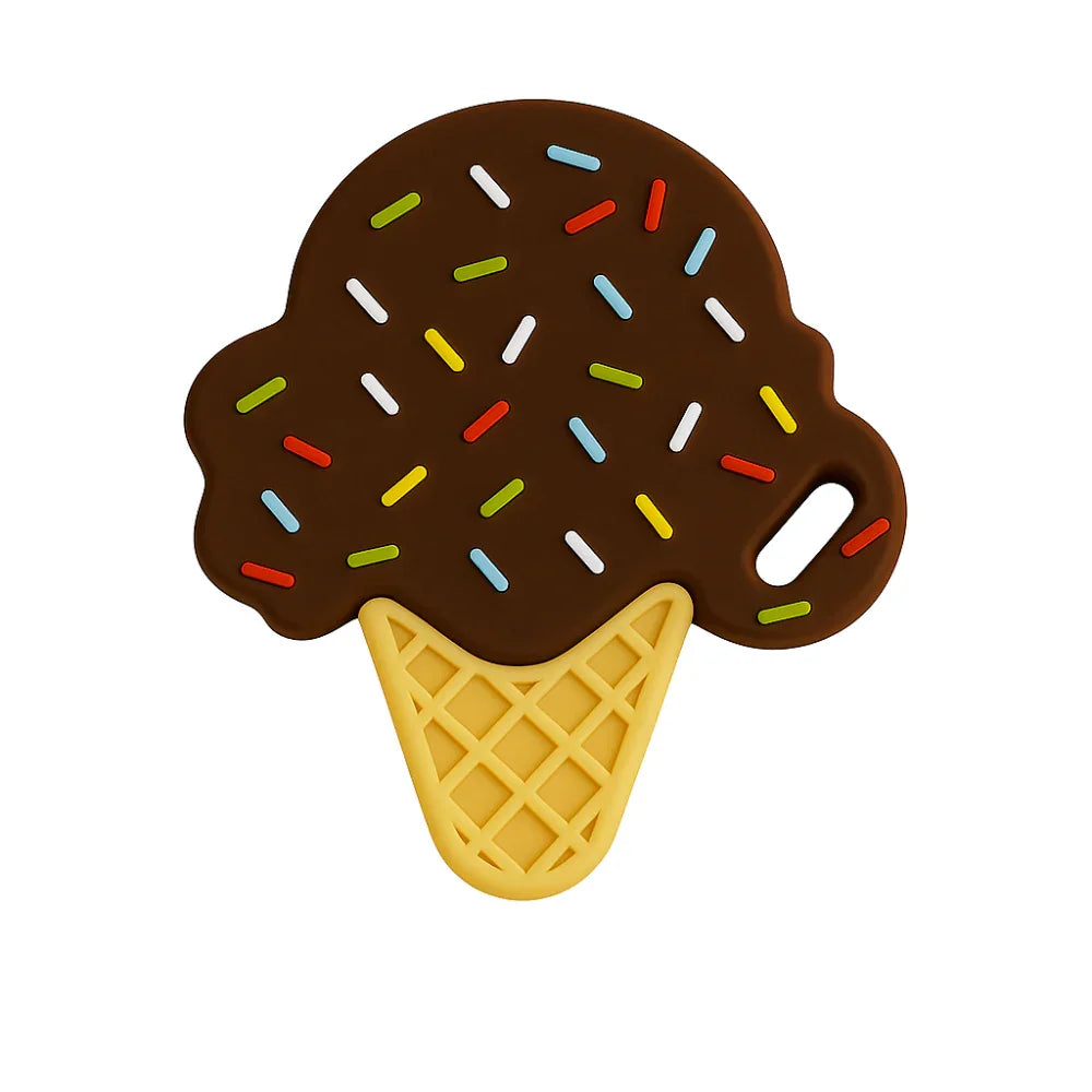 Ice Cream Cone Silicone Teether