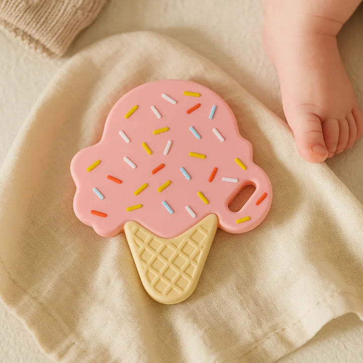 Ice Cream Cone Silicone Teether