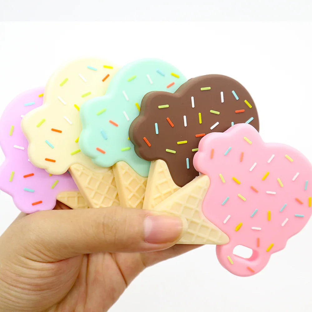 Ice Cream Cone Silicone Teether