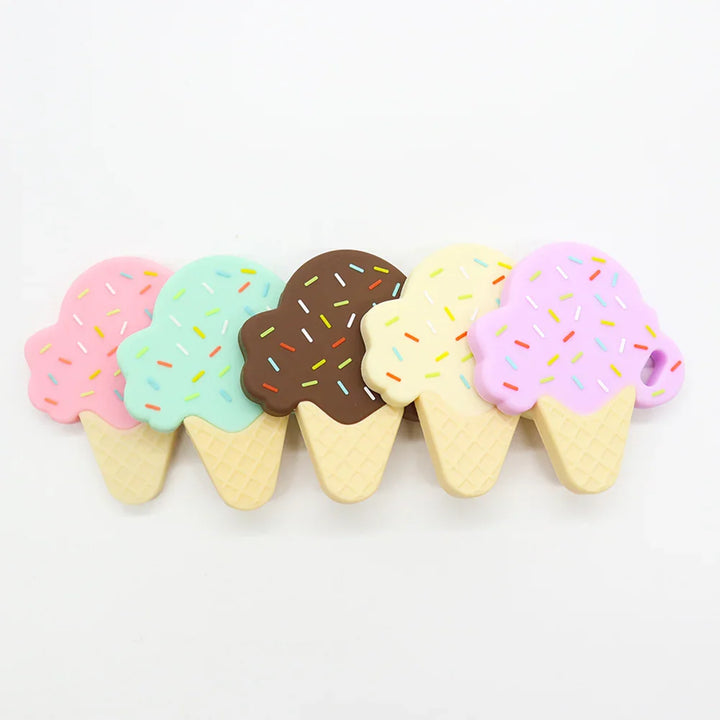 Ice Cream Cone Silicone Teether