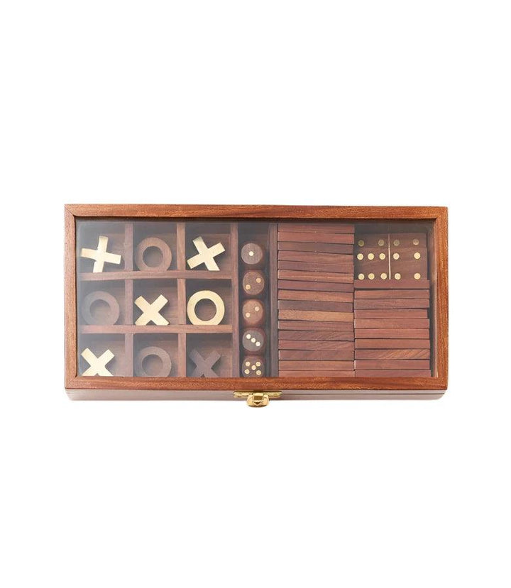 Rosewood 3-in-1 Game Set