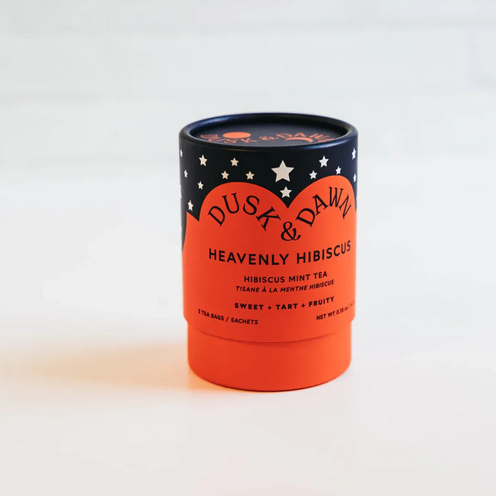 Heavenly Hibiscus Herbal Tea Tube - 5 Tea Bags