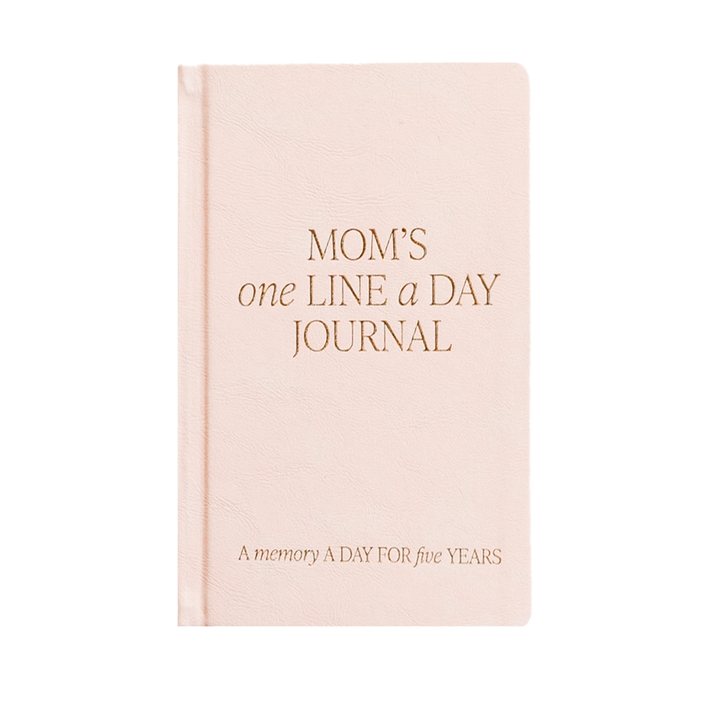 Mom's One Line A Day Leather Journal