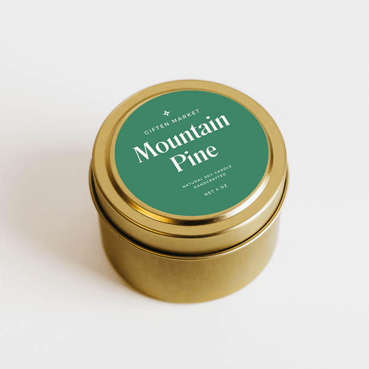 Mountain Pine Gold Travel Candle