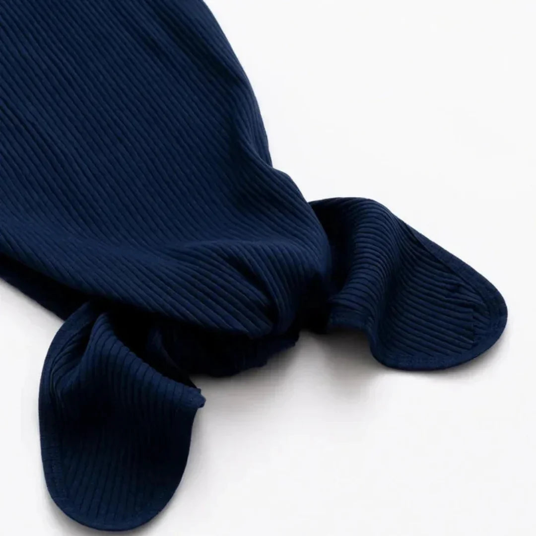 Set of 2 Knot It Baby Gowns - Navy