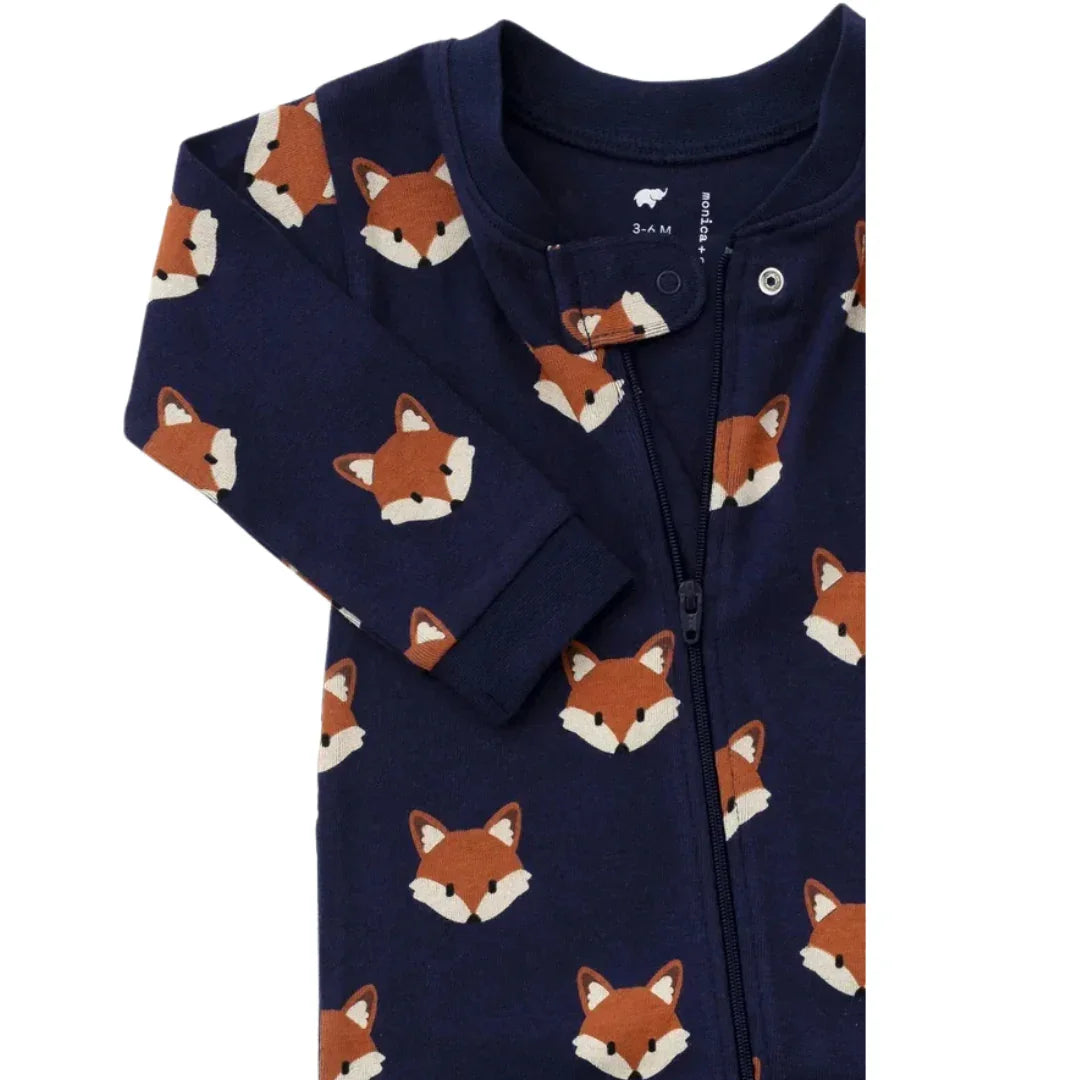 Fox Friends Organic Cotton Baby Pajamas
