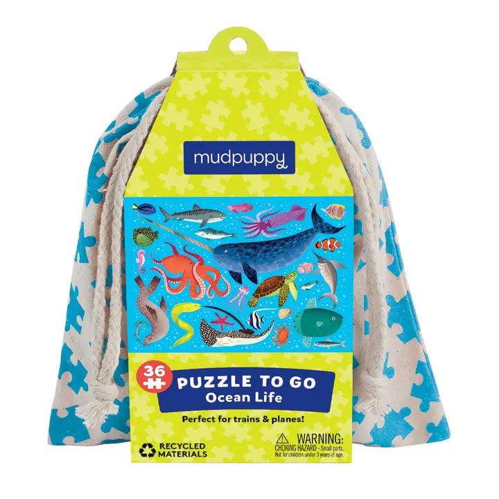 Ocean Life 36 Piece Puzzle to Go