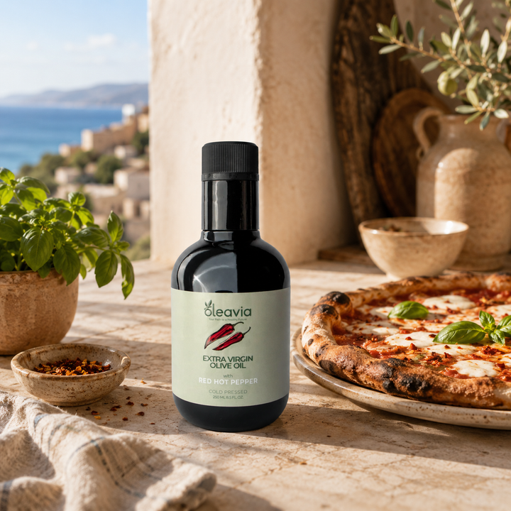 Oleavia Red Hot Pepper Fused EVOO 8.5oz