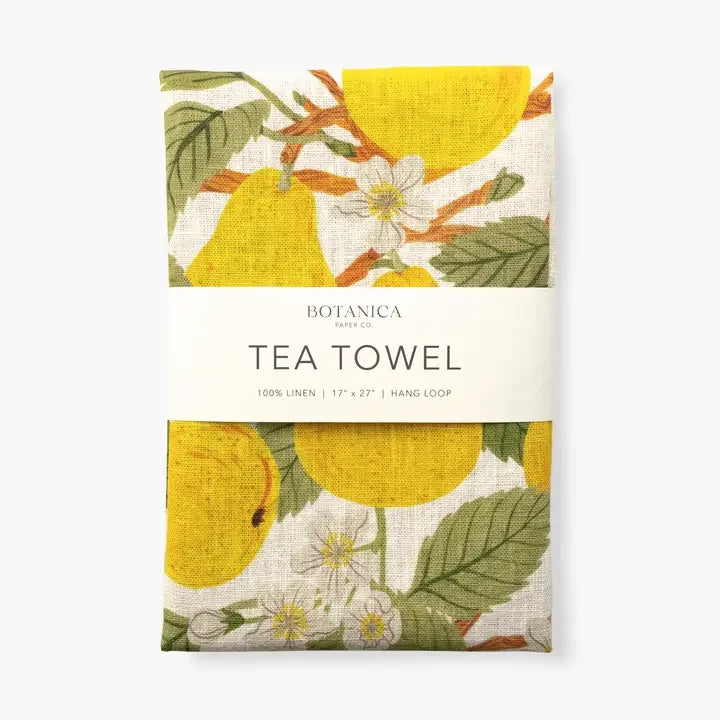 Pear Orchard - 100% Linen Tea Towel