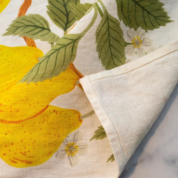 Pear Orchard - 100% Linen Tea Towel