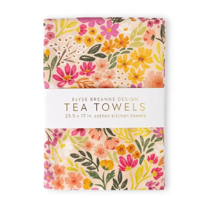 Pack of 2 Primrose Petals Tea Towels