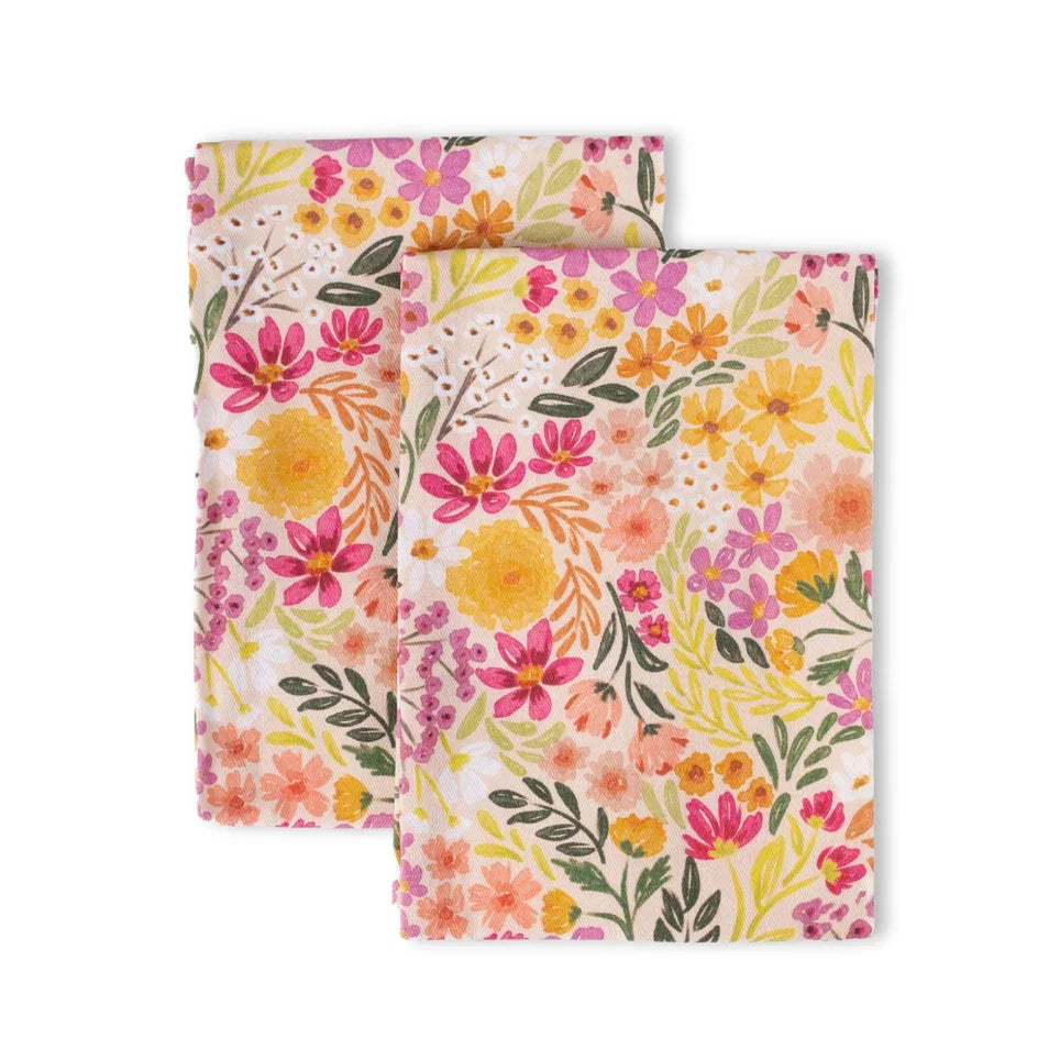 Pack of 2 Primrose Petals Tea Towels