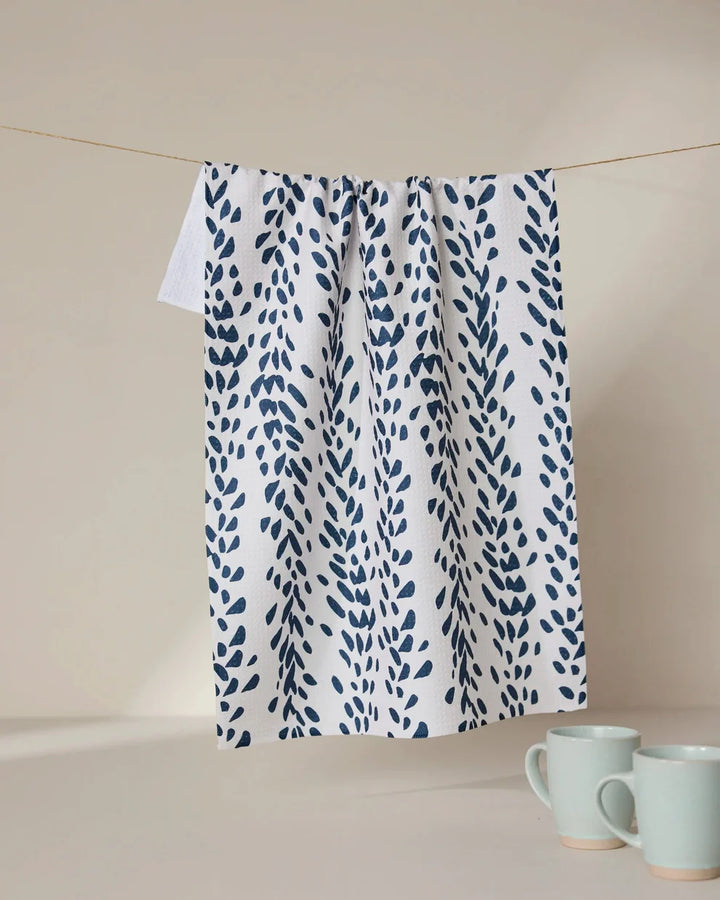 Reeds Printed Midnight Tea Towel