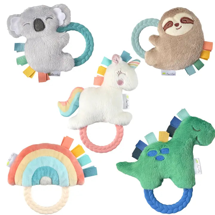 Sloth Ritzy Rattle Pal™ Plush with Teether