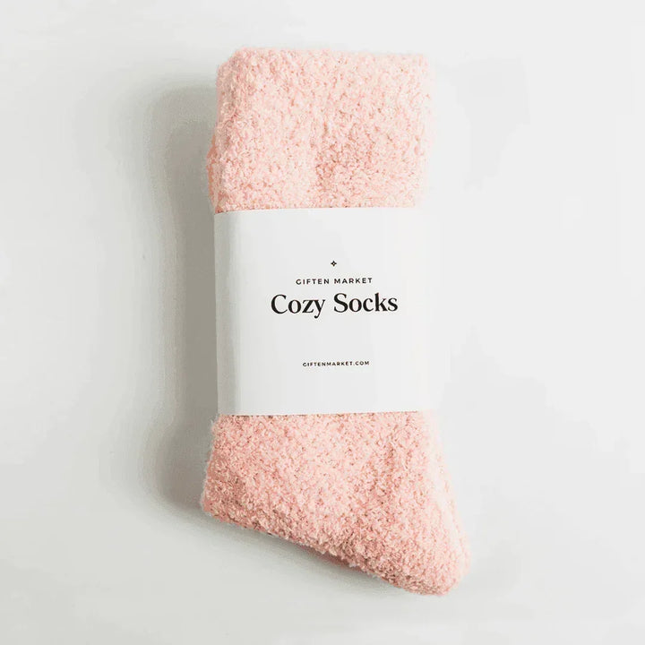 Cozy Cloud Socks - Seashell Pink
