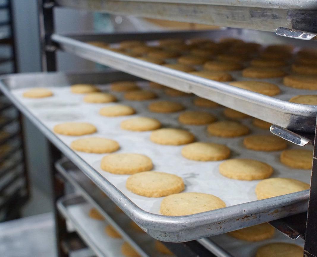 Salted Rosemary Shortbread