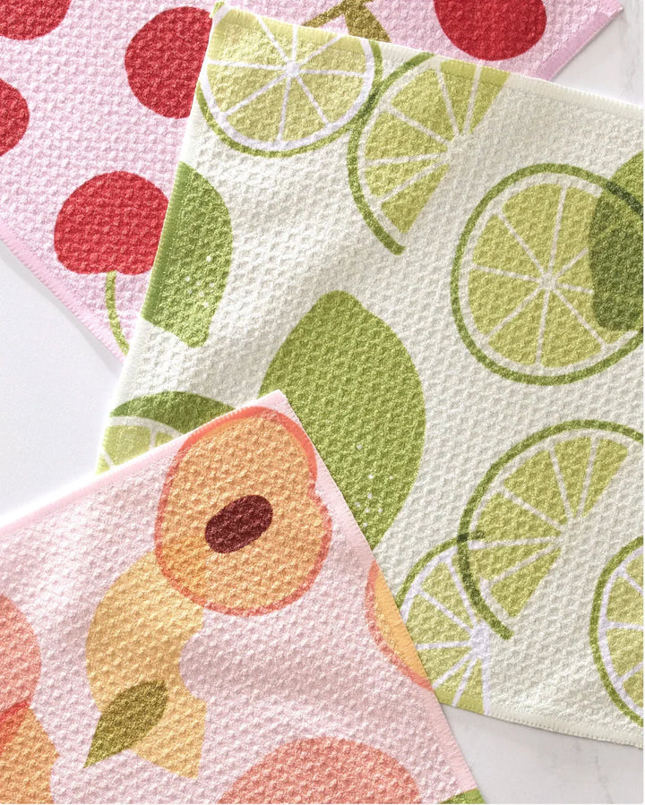 Fun Fruit Dishcloth Set
