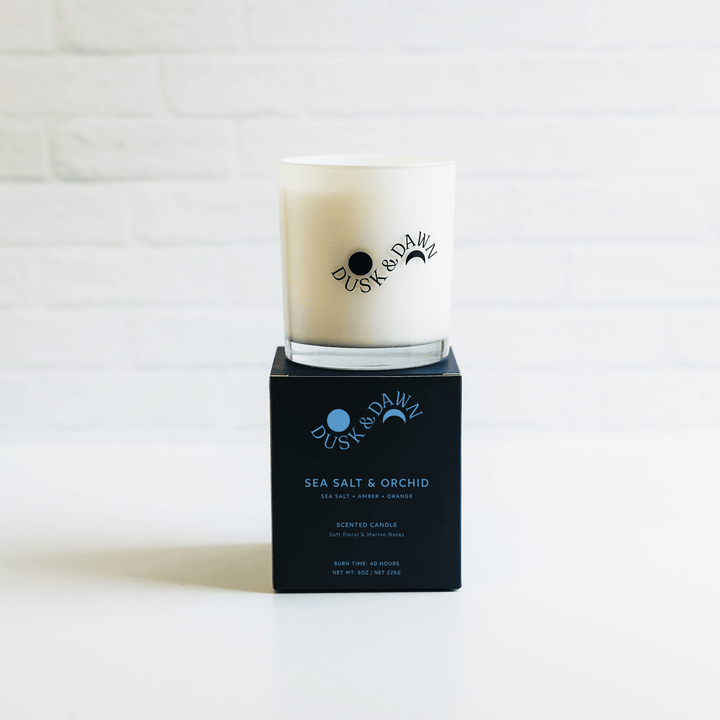 Sea Salt & Orchid Deluxe Soy Candle