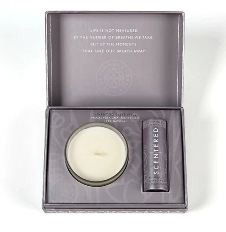 Sleep Aromatherapy Balm & Candle Gift Set