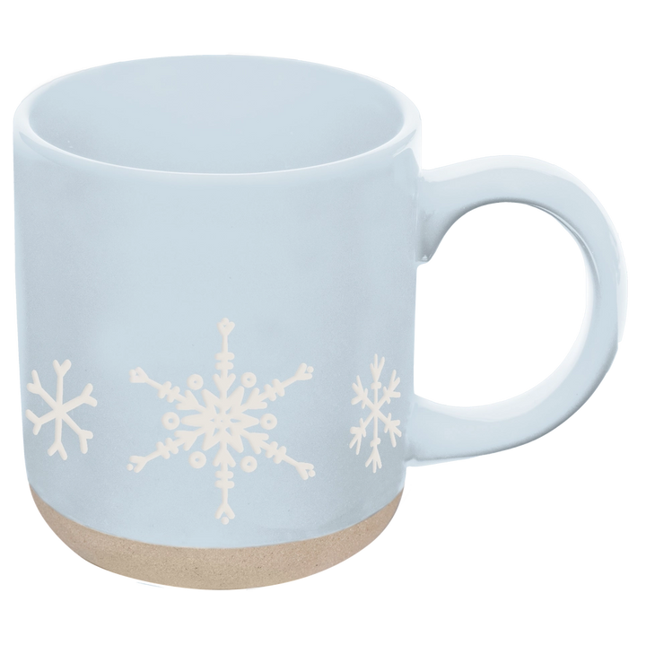 Snowflakes Stoneware Coffee Mug