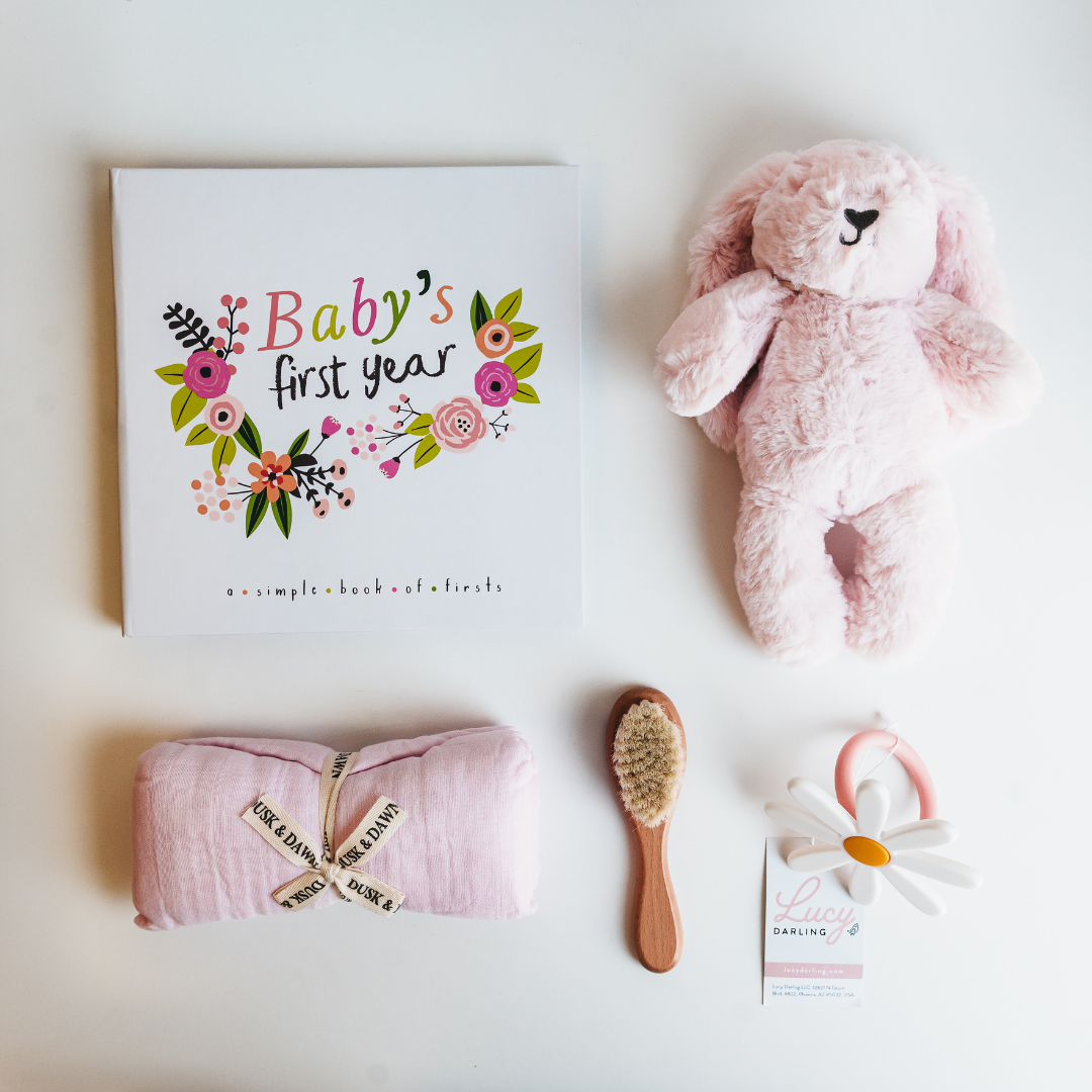 Baby's First Year Gift Box - Pink