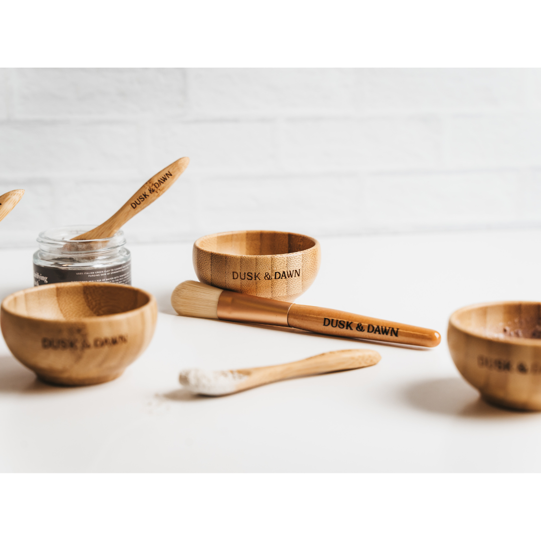 Bamboo Mixing Bowl & Spoon Set