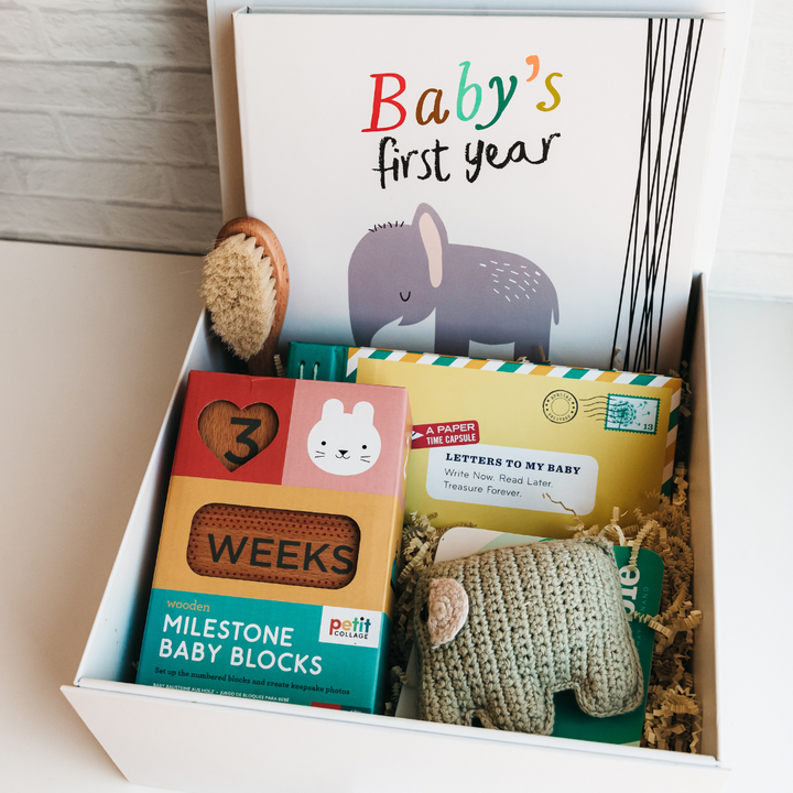 Baby’s First Year Gift Box - Gray