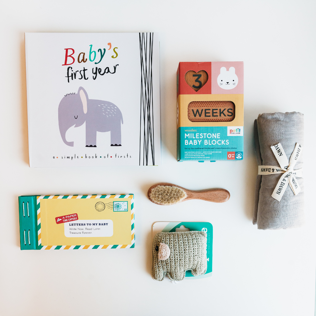 Baby’s First Year Gift Box - Gray