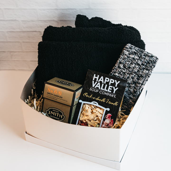 Get Well Wishes Gift Box - Black