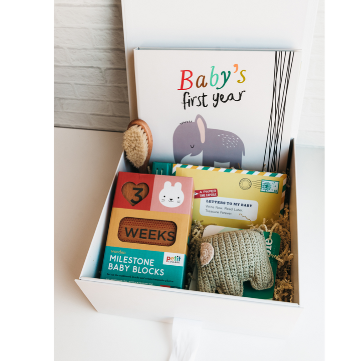 Baby’s First Year Gift Box - Gray