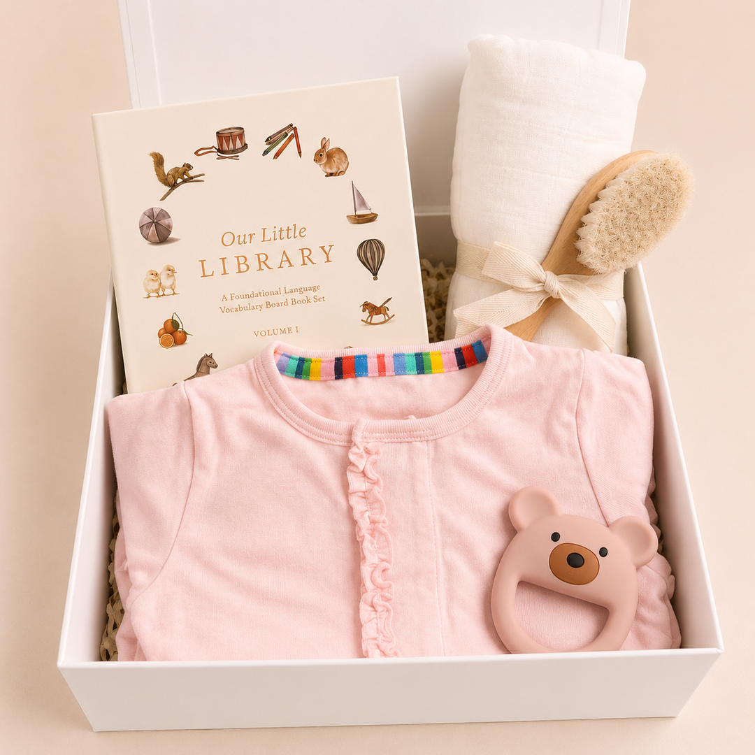 Sweet Beginnings Baby Gift Box - Pink Ruffle