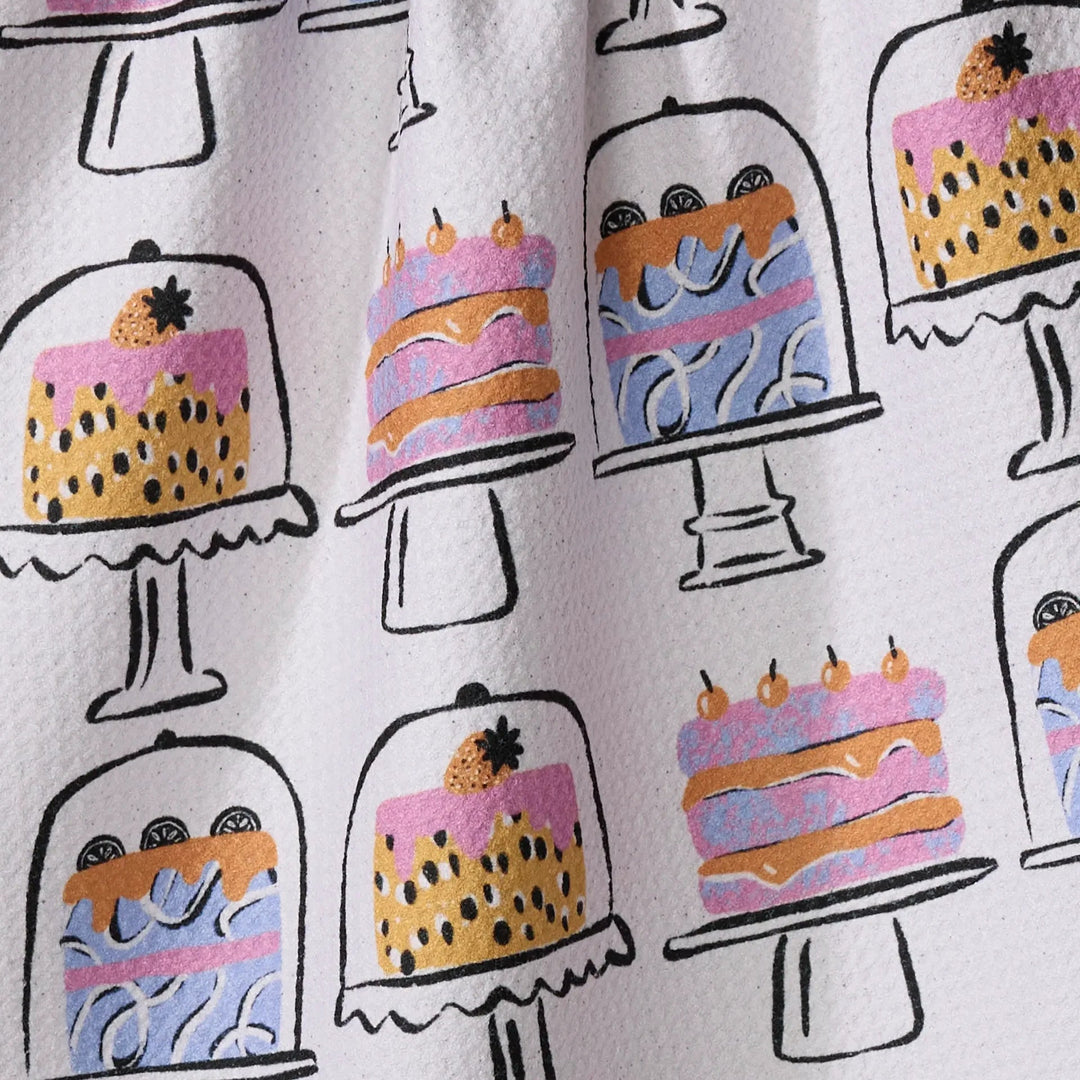 Cakes In The Window Tea Towel
