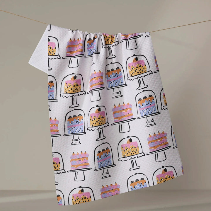 Cakes In The Window Tea Towel