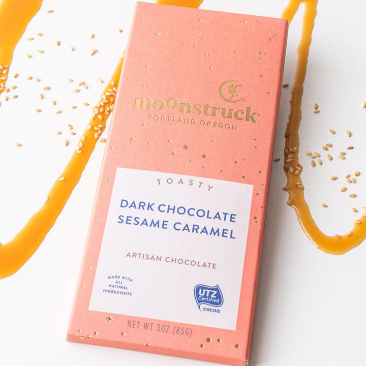 Toasty Sesame Caramel Chocolate Bar