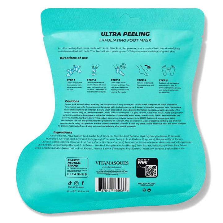 Ultra Peeling Exfoliating Foot Mask