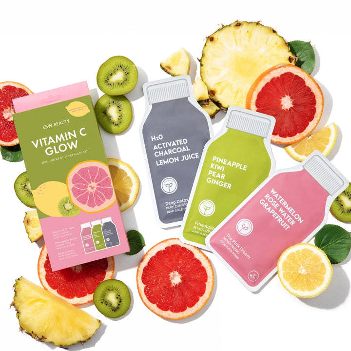 Vitamin C Glow Antioxidant Sheet Mask Set