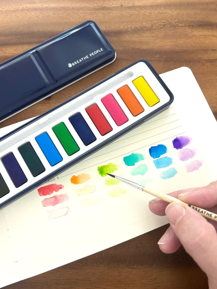Artist Grade 12-Color Watercolor Set