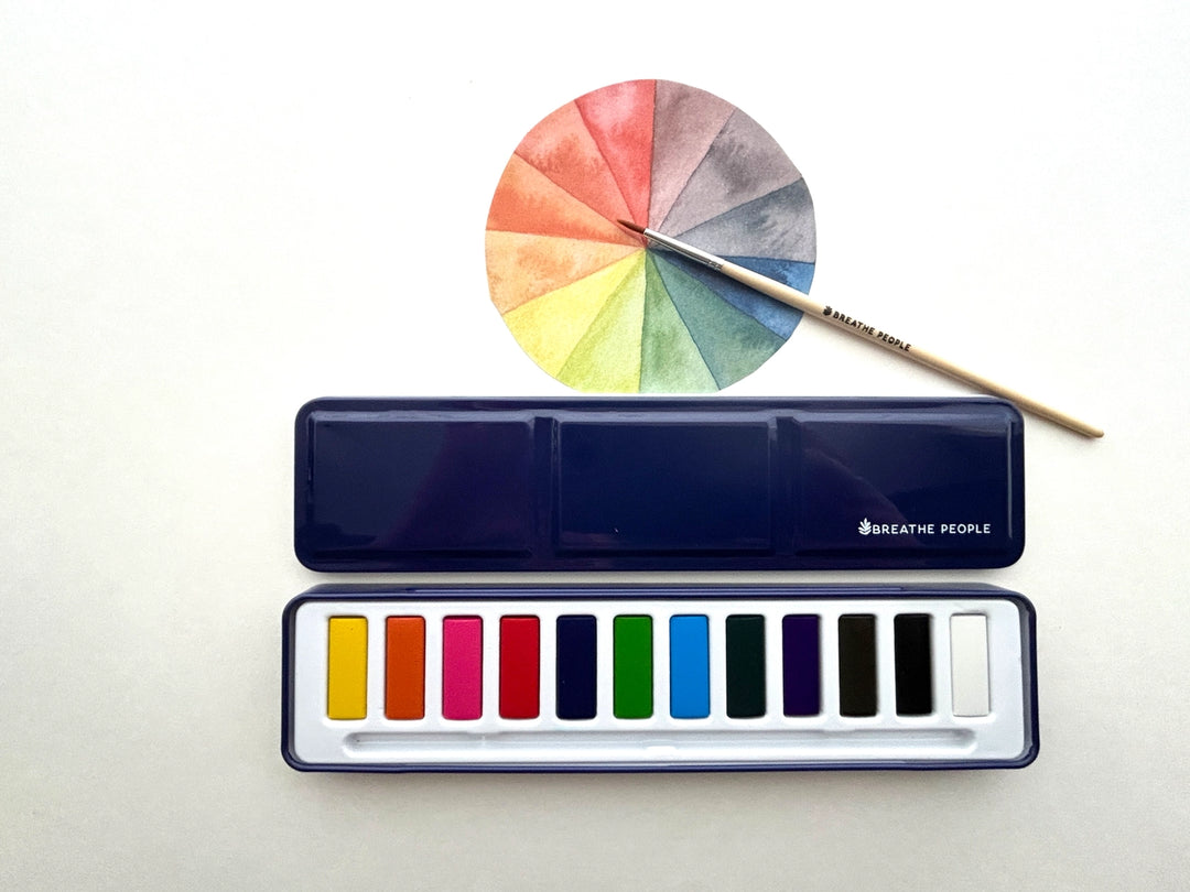 Artist Grade 12-Color Watercolor Set