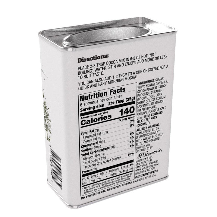 Winter Wonderland Red Truck Chocolate Cocoa Mix