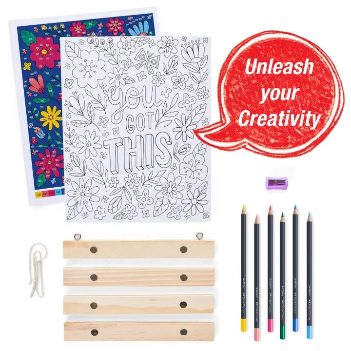 Color By Number Hanging Wall Art Kit - You Got This
