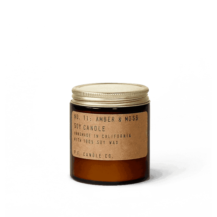 Amber & Moss Mini Travel Candle - Giften Market