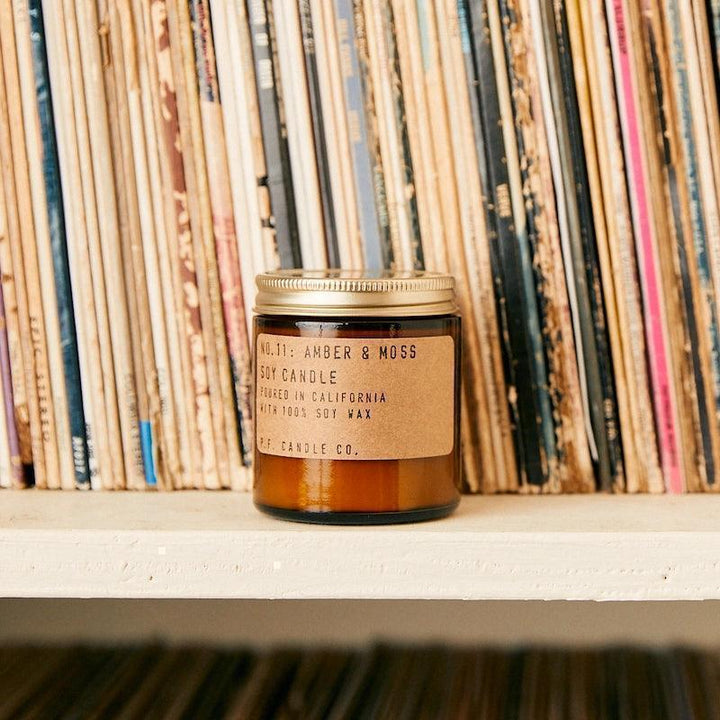 Amber & Moss Mini Travel Candle - Giften Market