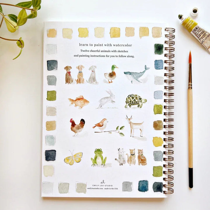 Animals Watercolor Workbook - Giften Market