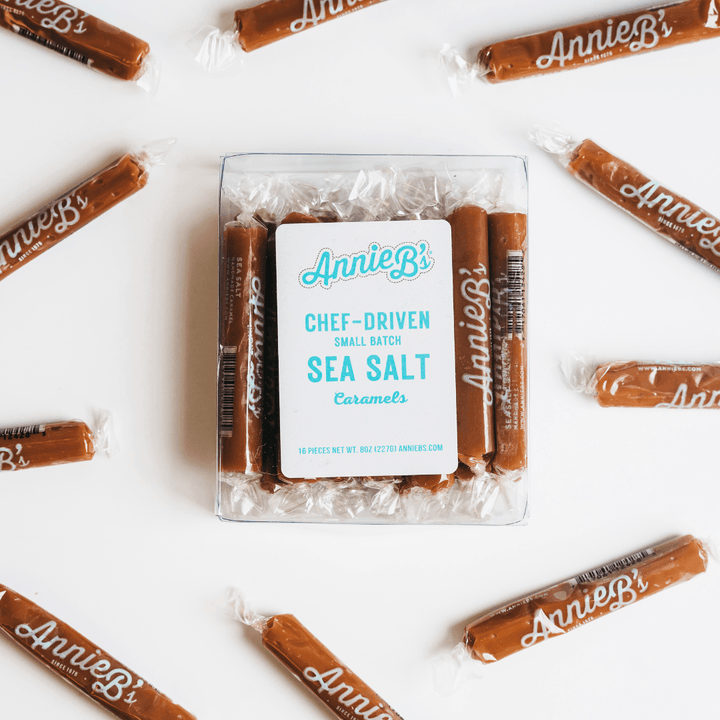 Annie B's Caramels | 16-Piece Sea Salt Caramel Box - Giften Market