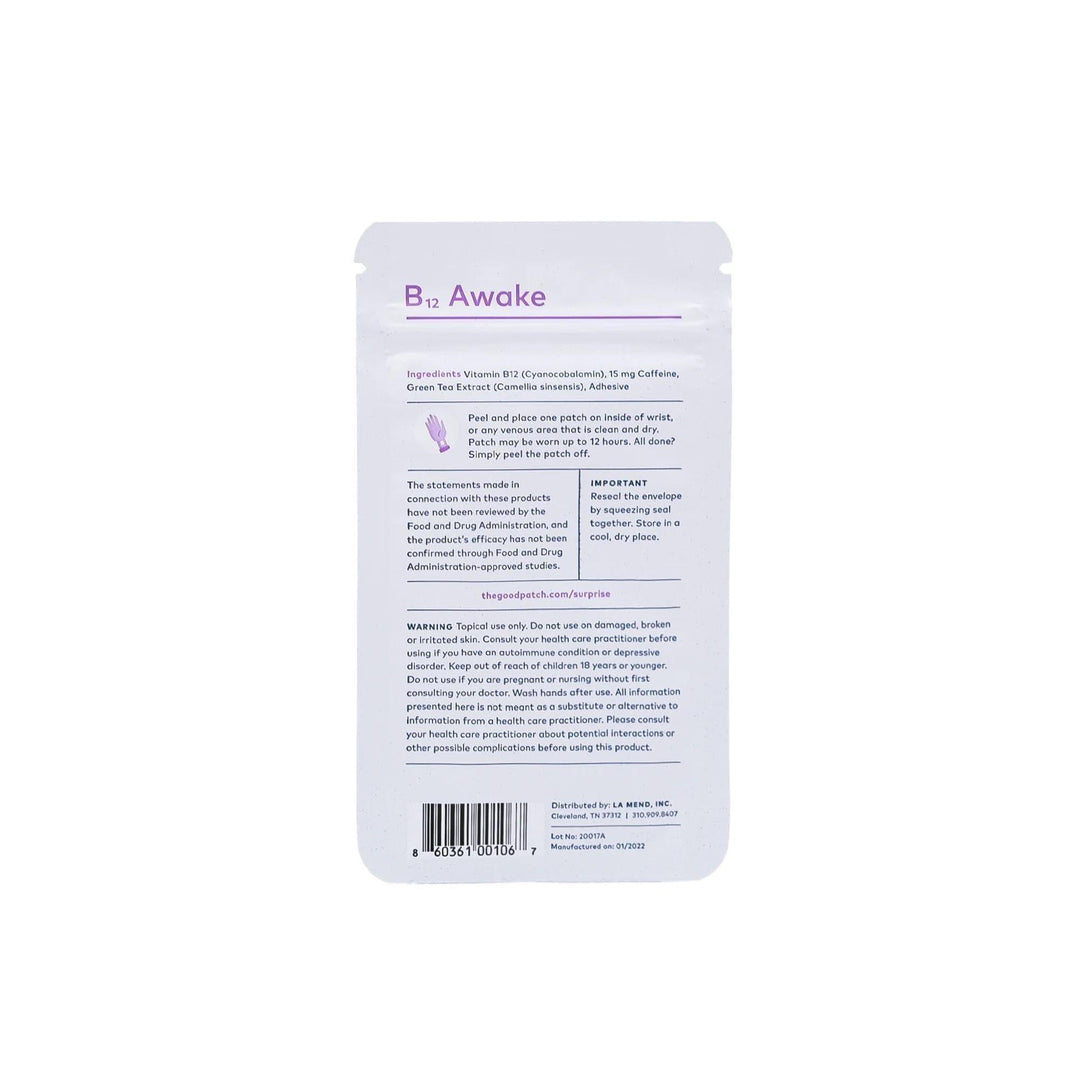 B12 Awake Patches - Giften Market