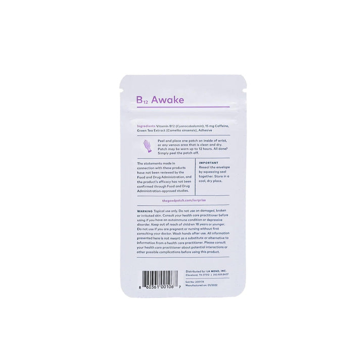 B12 Awake Patches - Giften Market