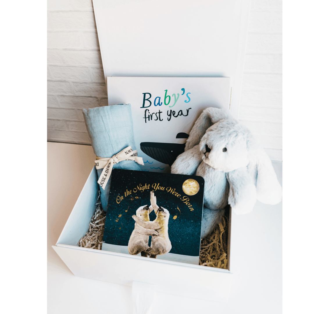 Baby's First Year Gift Box - Blue - Giften Market